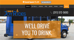 Desktop Screenshot of indyjoyrides.com